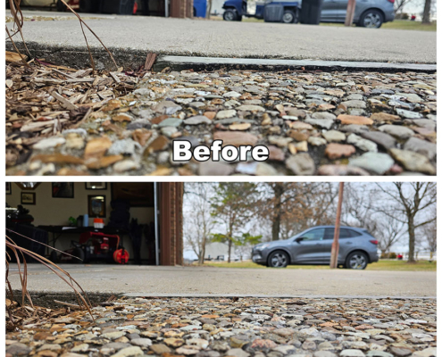 Concrete Leveling Before After