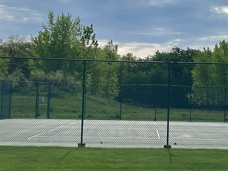 Sport court leveling