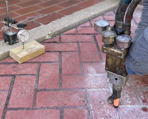 Stamped Concrete Leveling