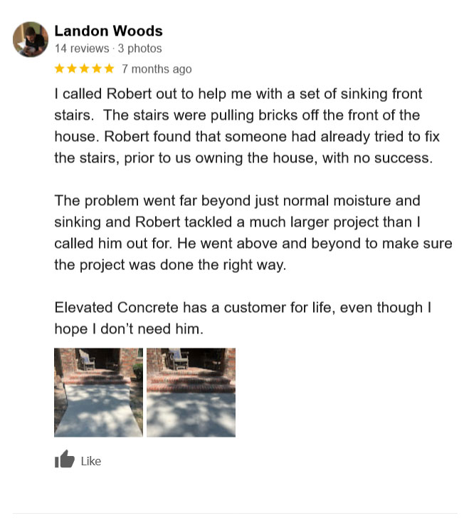 Concrete Lifting Google Review 02