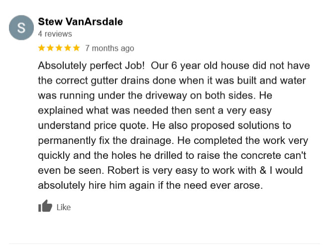 Concrete Lifting Google Review 06