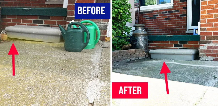Trip Hazard Patio Repair in Springfield