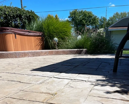 decorative concrete patio lifting Springfield