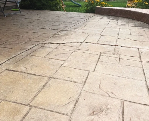 uneven patio slab repair Springfield