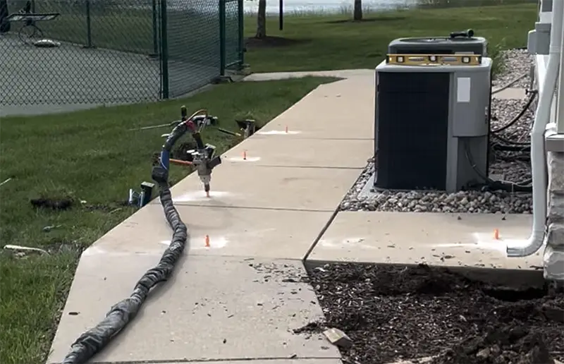 HOA Apartment Concrete Leveling Service in Springfield