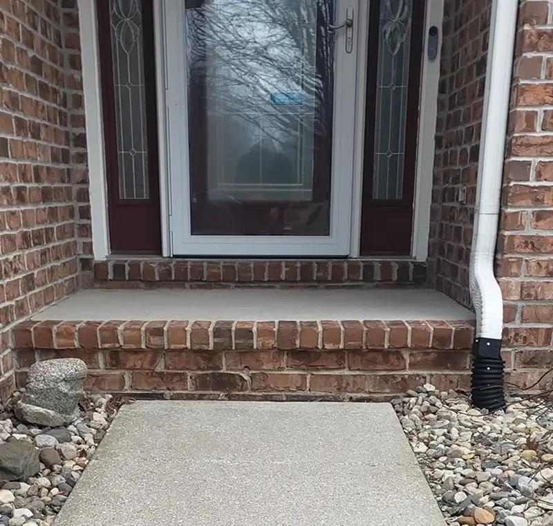 Front walkway lifting Camdenton, MO