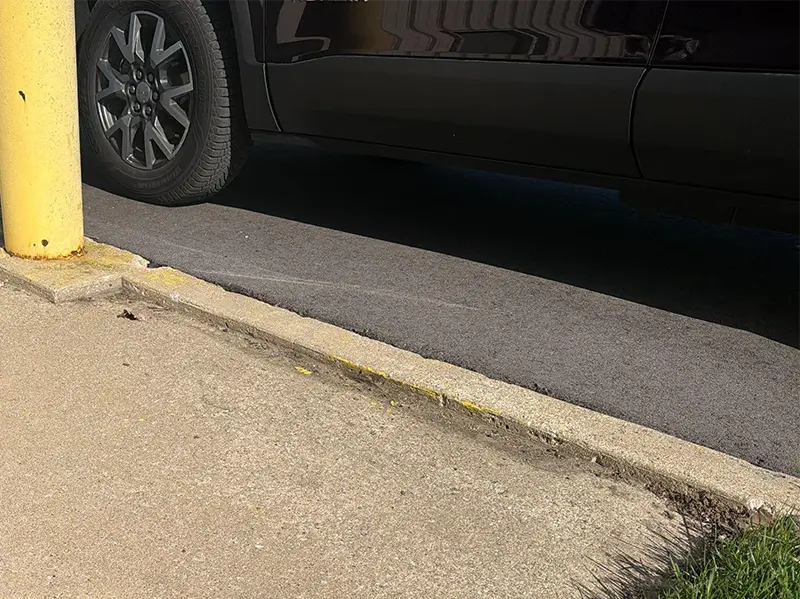 Office Entrance Sidewalk Lifting & Drainage Repair in Billings, MO